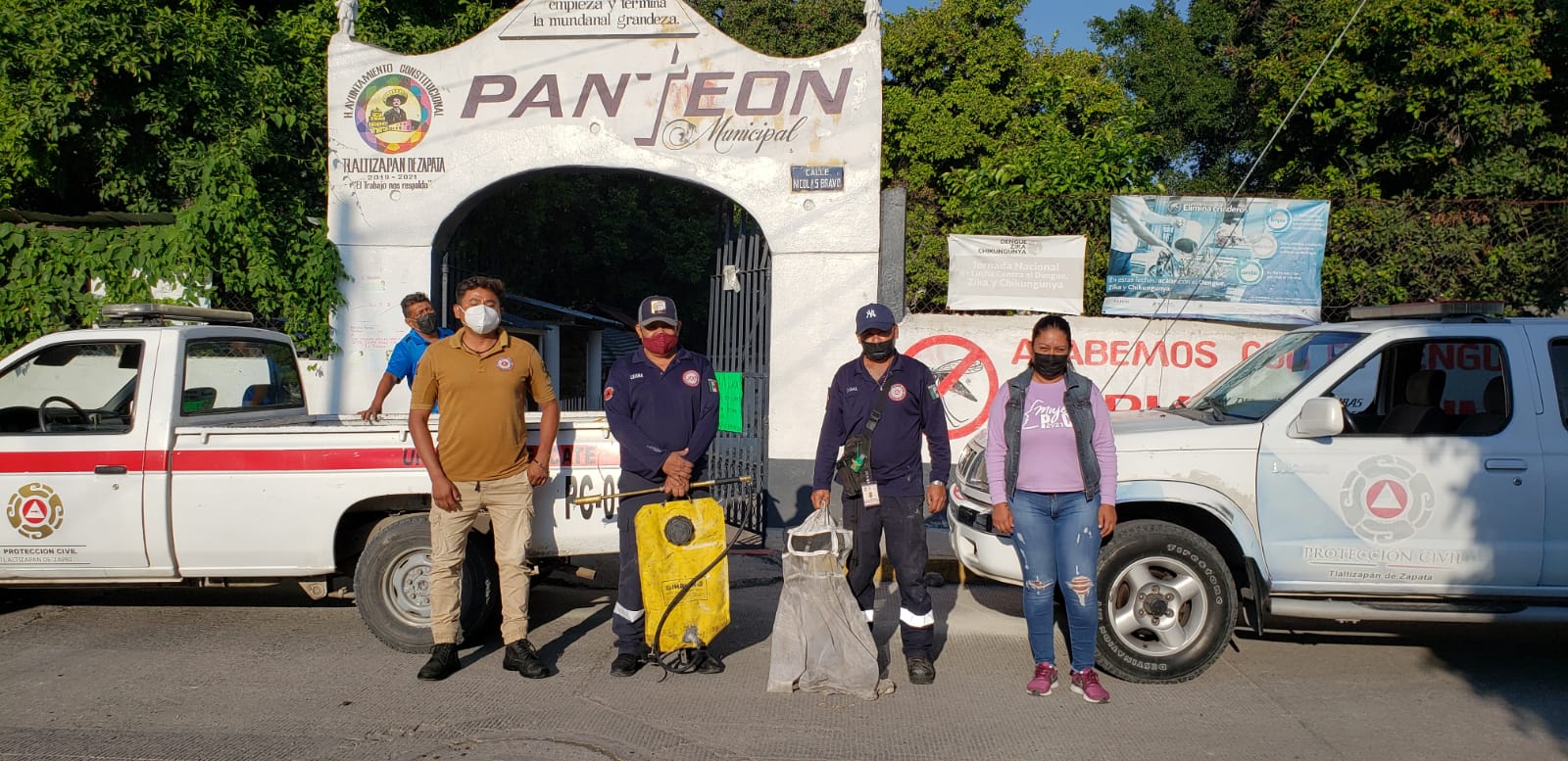 PROTECCIÓN CIVIL TLALTIZAPÁN, REALIZARÁ SUPERVICIÓN DE PANTEONES EN EL MUNICIPIO.