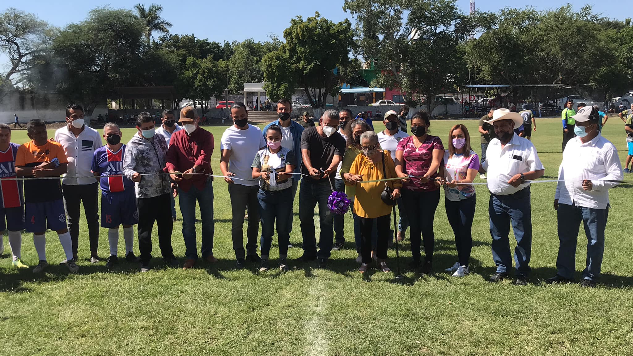 SE REALIZA LA INAUGURACIÓN DE LA UNIDAD DEPORTIVA “JESUS SOTELO PERALTA” EN AMADOR SALAZAR.