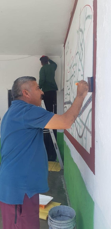 SE REALIZARON TRABAJOS DE PINTURA.