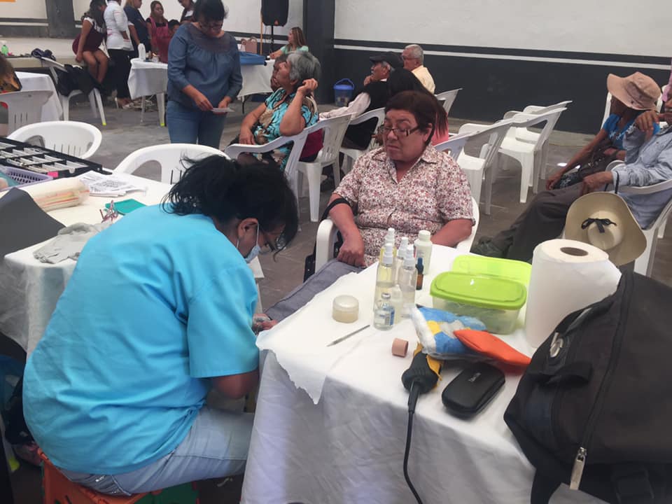 SE LLEVÓ A CABO LA JORNADA DE SALUD PARA ADULTOS MAYORES EN EL AUDITORIO DEL H. AYUNTAMIENTO DE TLALTIZAPÁN DE ZAPATA.