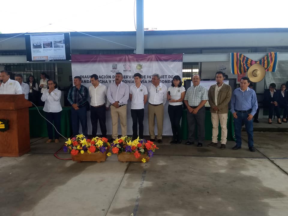 INAUGURACIÓN DE SERVICIO DE INTERNET DE BANDA ANCHA Y TELEFONÍA VÍA MICROONDAS EN EL COLEGIO DE BACHILLERES DE TLALTIZAPÁN.