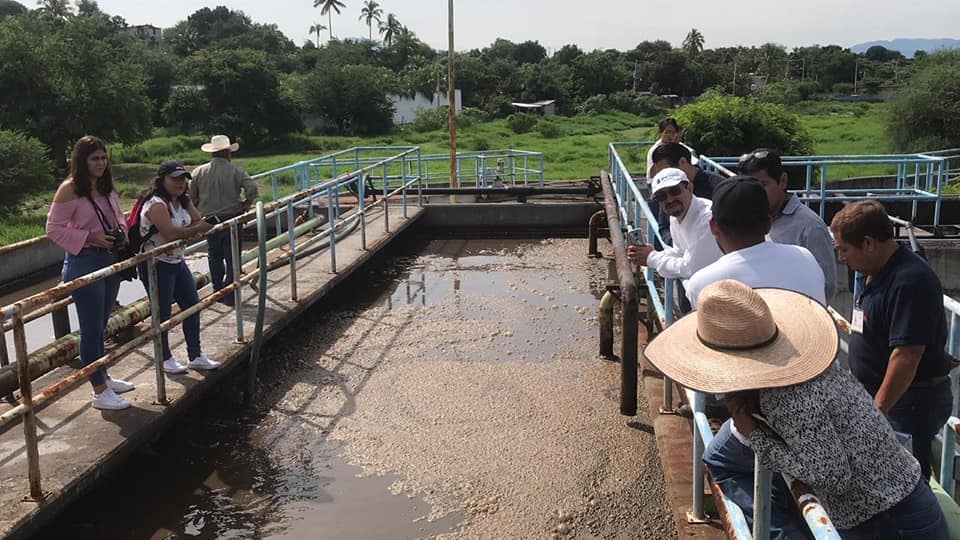 CURSO DE OPERACIÓN DE PLANTAS DE TRATAMIENTO DE AGUAS RESIDUALES EN PLANTA TRATADORA DE LA COL. EL MIRADOR.