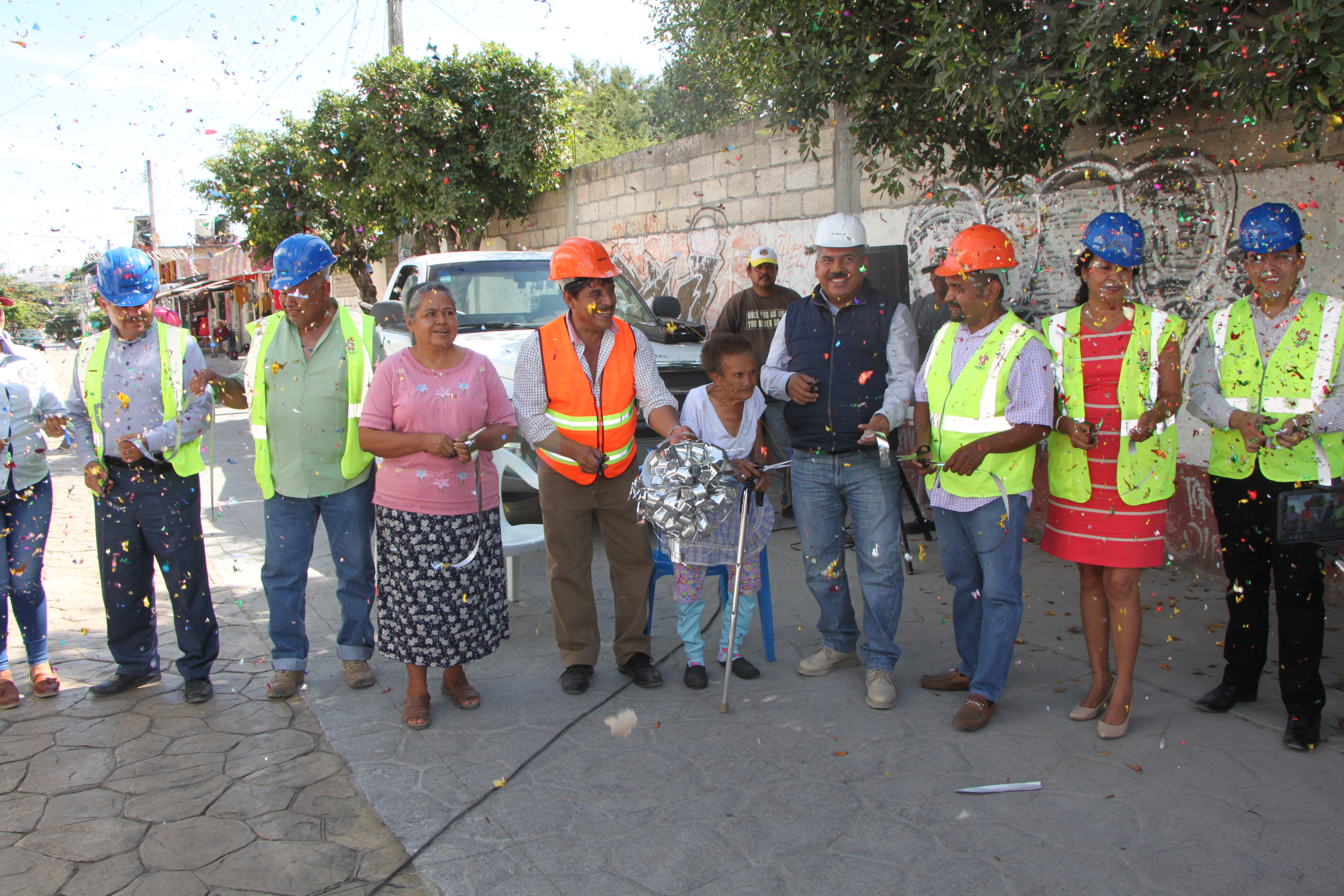 INAUGURACIÓN DE REHABILITACIÓN DE DRENAJE EN CALLE REFORMA EN SANTA ROSA TREINTA.