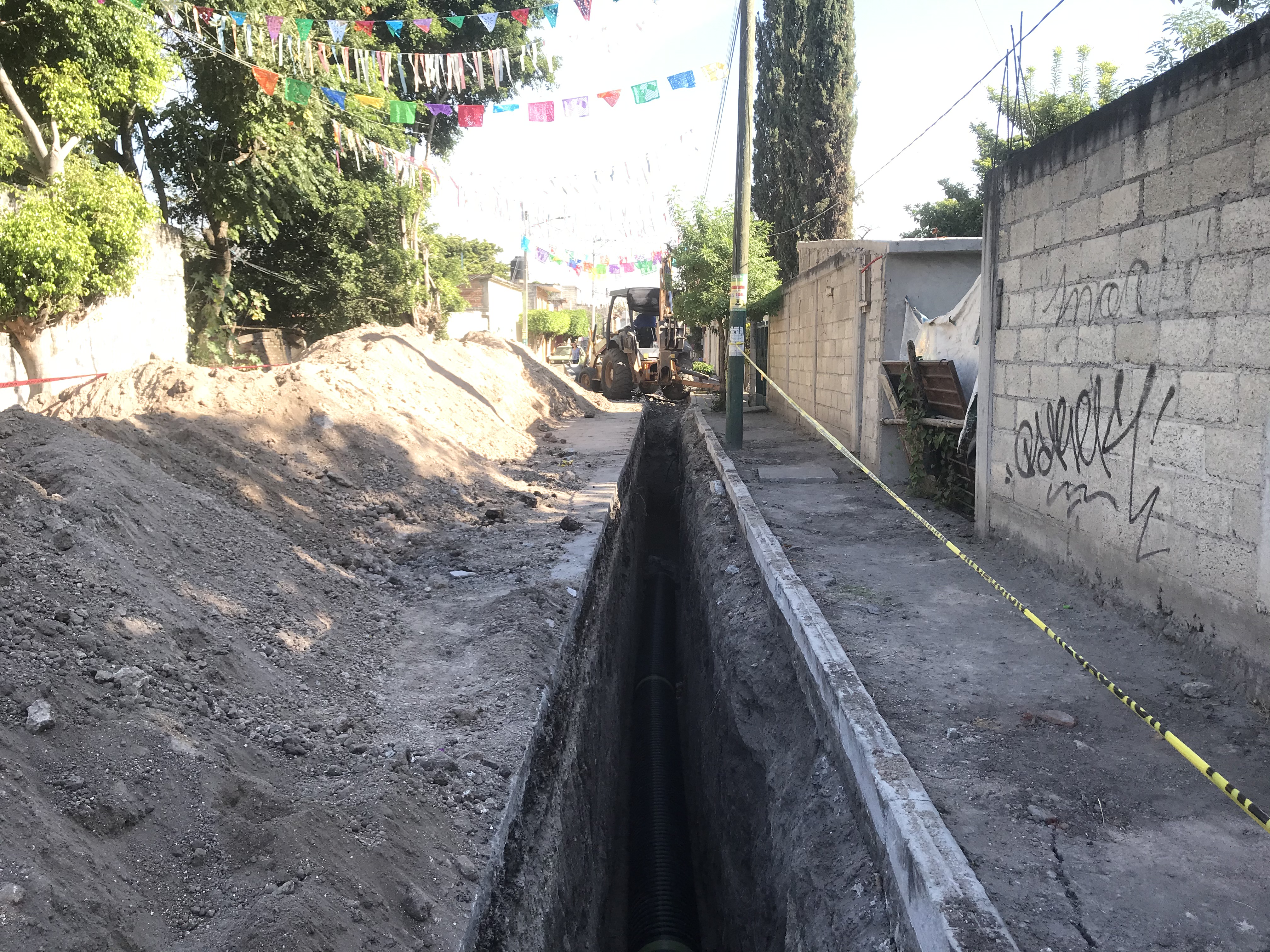 SE DIO INICIO A LA OBRA DE CONSTRUCCIÓN DEL COLECTOR TLALTIZAPÁN- TICUMÁN.