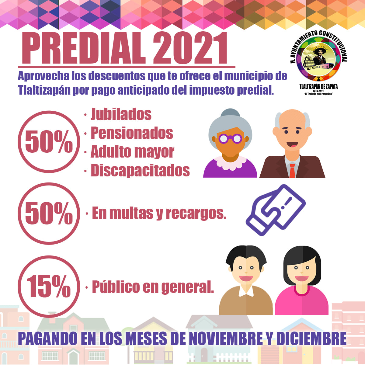 ¡Aprovecha los descuentos en impuesto predial!