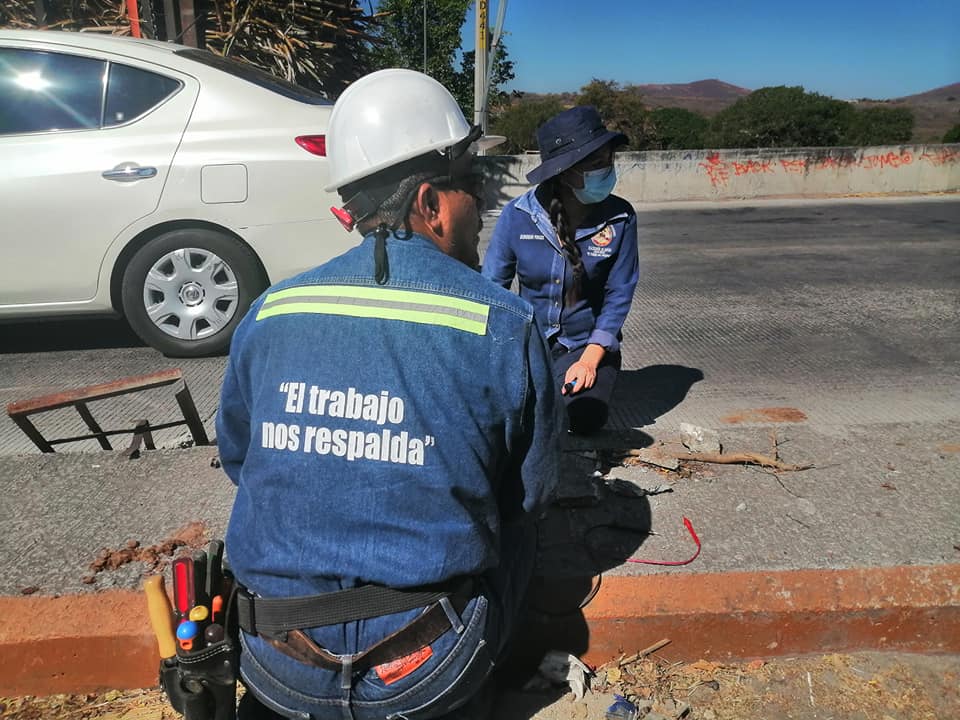 SE REALIZA MANTENIMIENTO DE ALUMBRADO PÚBLICO EN TLALTIZAPÁN.