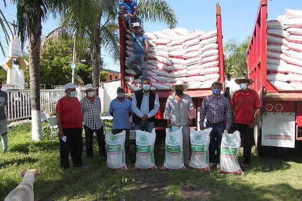 CONCLUYE ENTREGA DE FERTILIZANTE PARA PRODUCTORES TEMPORALEROS.