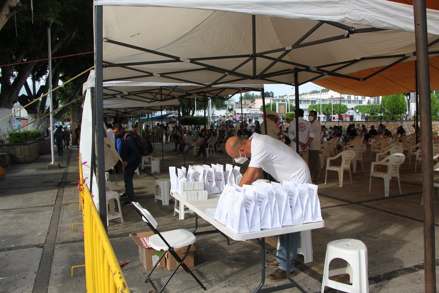 INICIAN ACTIVIDADES EN EL MODULO DE PRUEBAS ANTIGÉNICAS DE TLALTIZAPÁN