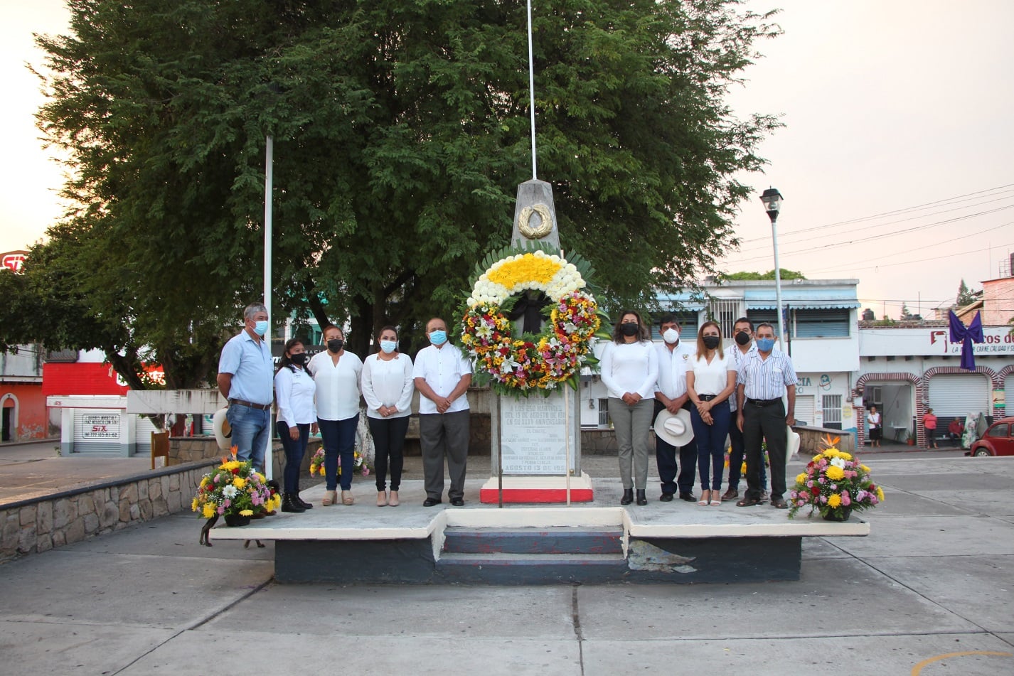 CONMEMORA EL AYUNTAMIENTO Y AUTORIDADES EJIDALES EL CV ANIVERSARIO LUCTUOSO DE LOS MÁRTIRES DEL 13 DE AGOSTO.